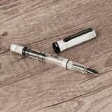 TWSBI ECO Fountain Pen - Carrara w/ Onyx