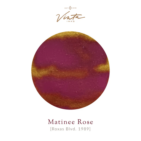 Vinta Inks Matinee Rose [Roxas Boulevard 1989] - 30 mL Bottled Fountain Pen Ink