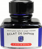 Jacques Herbin Eclat de Saphir - 30 mL Bottled Ink