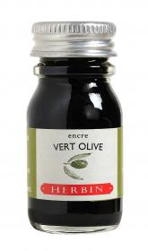 Jacques Herbin Vert Olive Bottled Ink - 10 mL Bottled Ink