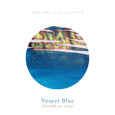 Vinta Inks Vesper Blue [Bisperas 1669] - 30mL Bottled Ink