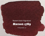 Robert Oster Maroon 1789 Ink (50ml Bottle)