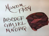 Robert Oster Maroon 1789 Ink (50ml Bottle)